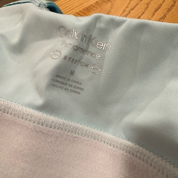 Calvin Klein Blue and Green Sports Bra with Racerback - Picture 5 of 6